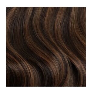 Luxy Hair Extensions 20" Seamless Dark Brown Highlights Clip-Ins - 20" (180g)